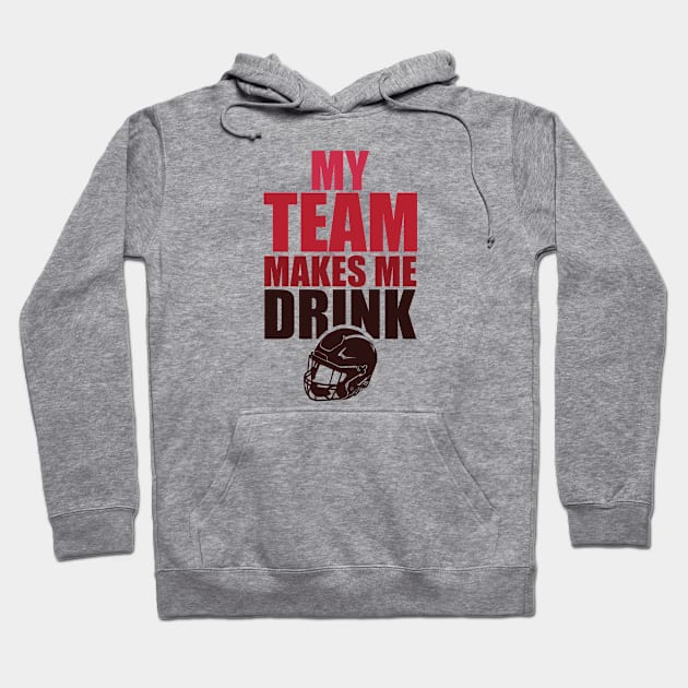 NFL Tampa Bay Buccaneers Drink Hoodie by SillyShirts